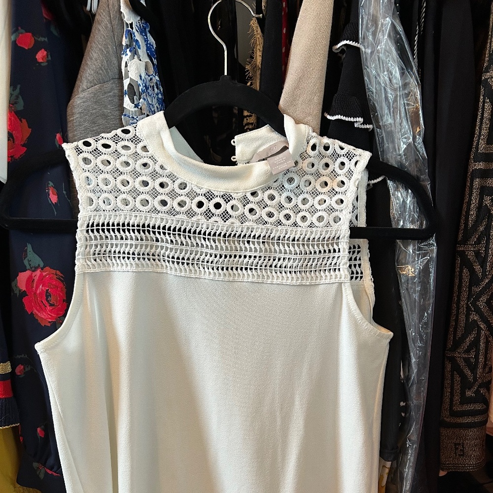 H&M white top